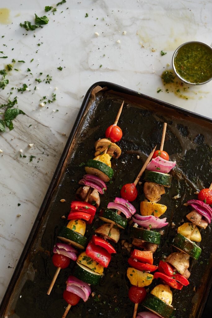 Roasted Vegetable Skewers