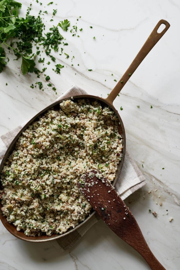 Shiitake Cauliflower Fried Rice