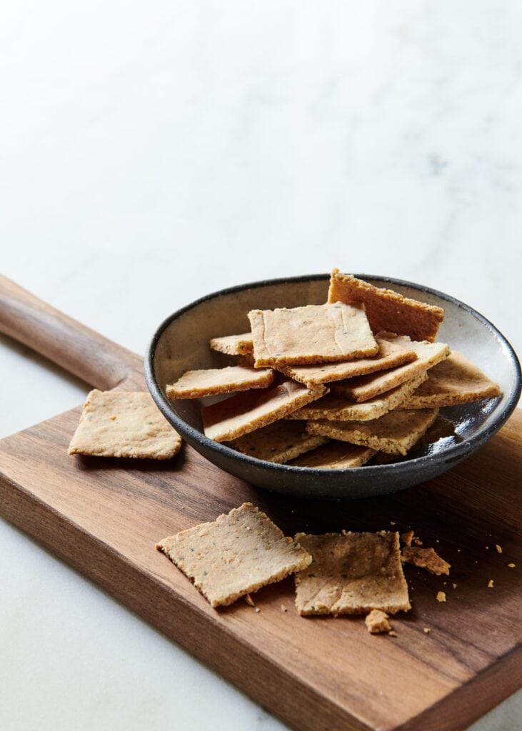 Vegan Almond Crackers