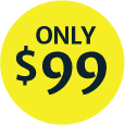 only $99 only $99