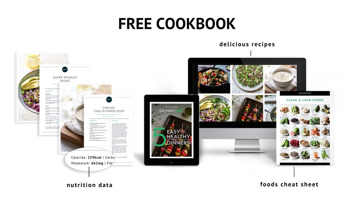 5 EASY HEALTHY DINNERS COOKBOOK Skinny60