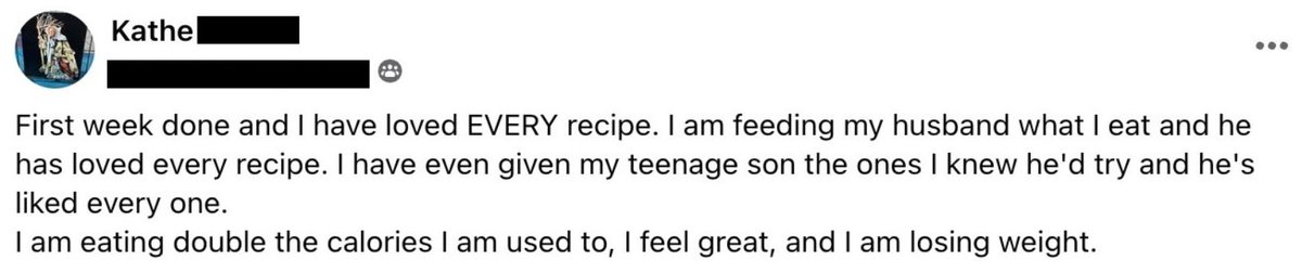 Facebook Screenshot Testimonial - 1 Facebook Screenshot Testimonial - 1