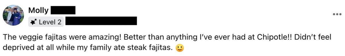 Facebook Screenshot Testimonial - 1