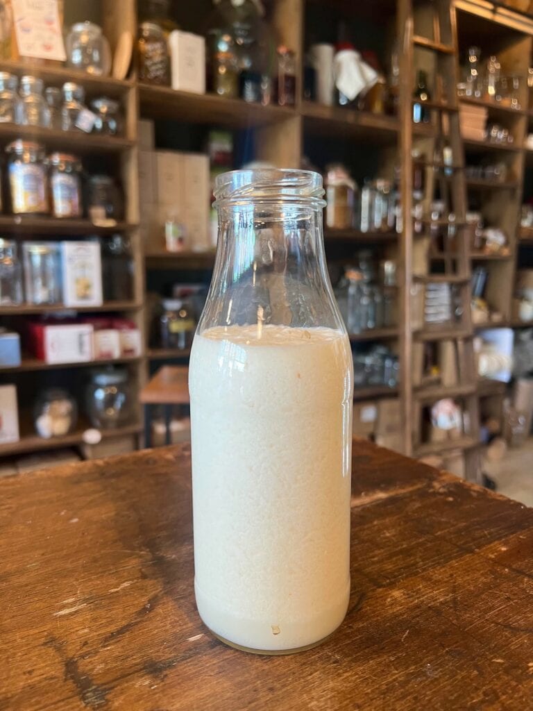 Jar of Coconut Milk Kefir