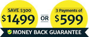 $1499 or 3 payments of $599