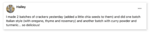 Facebook screenshot Testimonial
