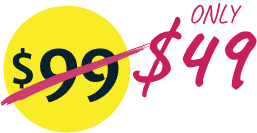 Only $49 $99 Original Price - Special Price of $49