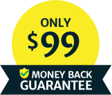 $99 MONEY BACK GUARANTEE