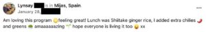 Facebook Screenshot Testimonial