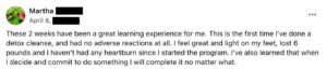 Facebook Screenshot Testimonial
