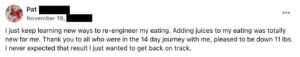 Facebook Screenshot Testimonial