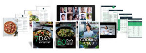 7 Day Kickstart, 60 Day Reset, Cooking Club montage