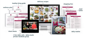 Decadent Detox 14 Day Guided Cleanse program with meal plans, recipes, and nutrition guides