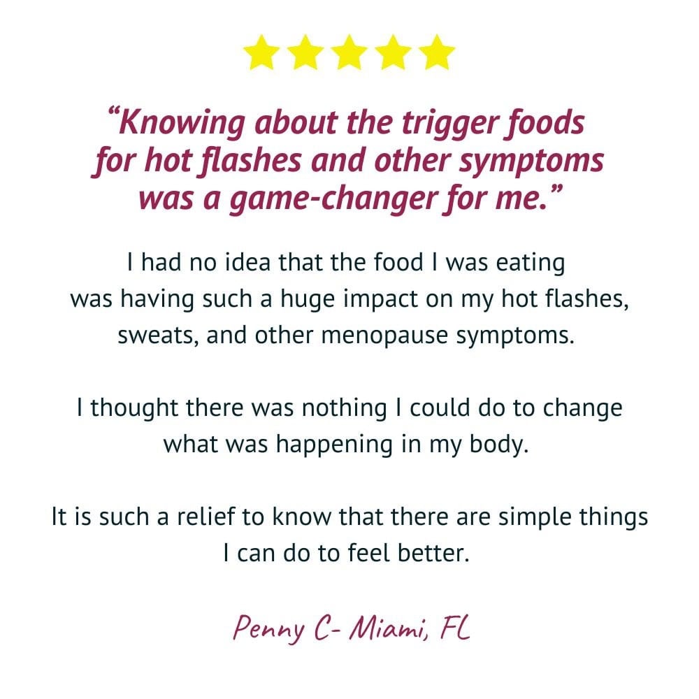 Penny Menopause Guide Testimonial - 1 Penny Menopause Guide Testimonial - 1