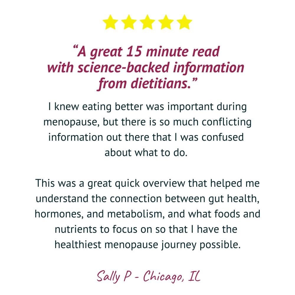 Sally Menopause Guide Testimonial - 1 Sally Menopause Guide Testimonial - 1
