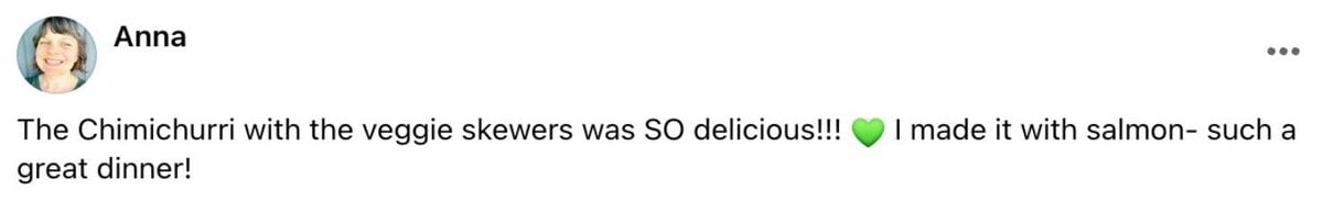 Facebook Screenshot Testimonial - 1