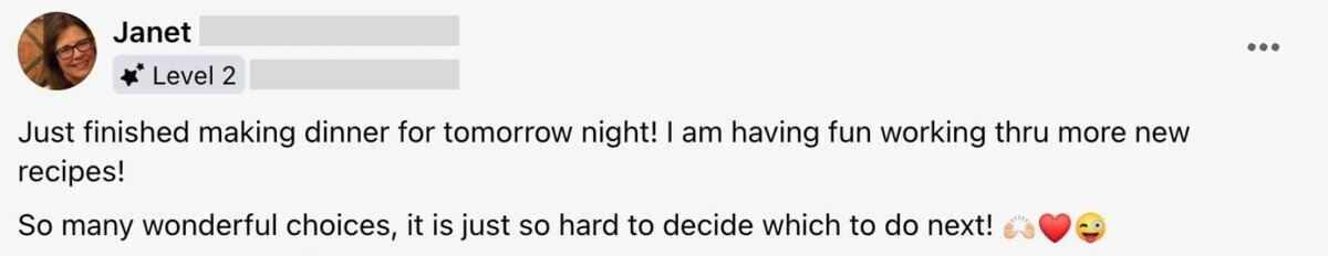 Facebook Screenshot Testimonial - 1