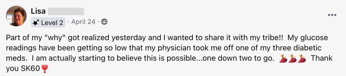 Facebook Screenshot Testimonial - 1