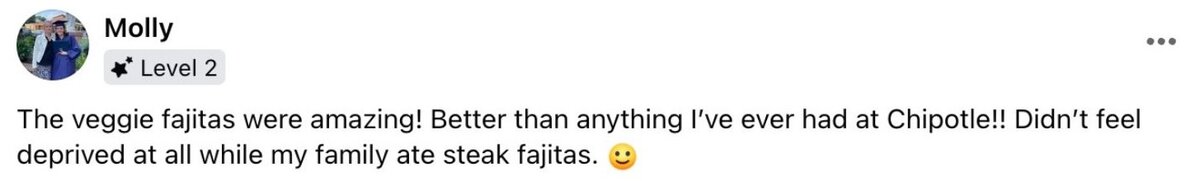 Facebook Screenshot Testimonial - 1