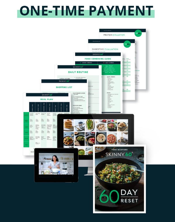 Spread of plans and recipes that are part of the plan