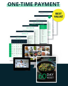 Spread of plans and recipes that are part of the plan