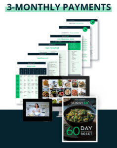 Spread of plans and recipes that are part of the plan