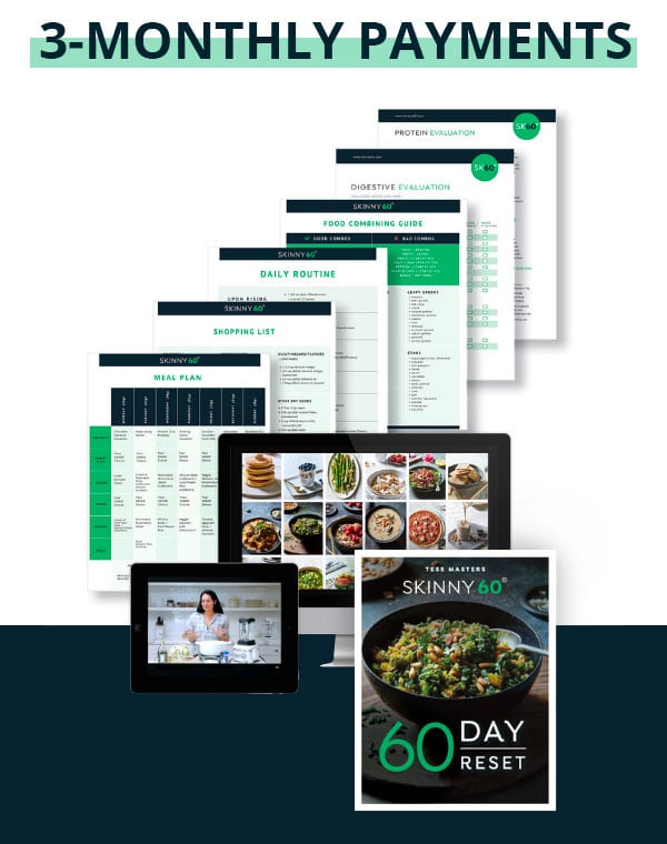 Spread of plans and recipes that are part of the plan